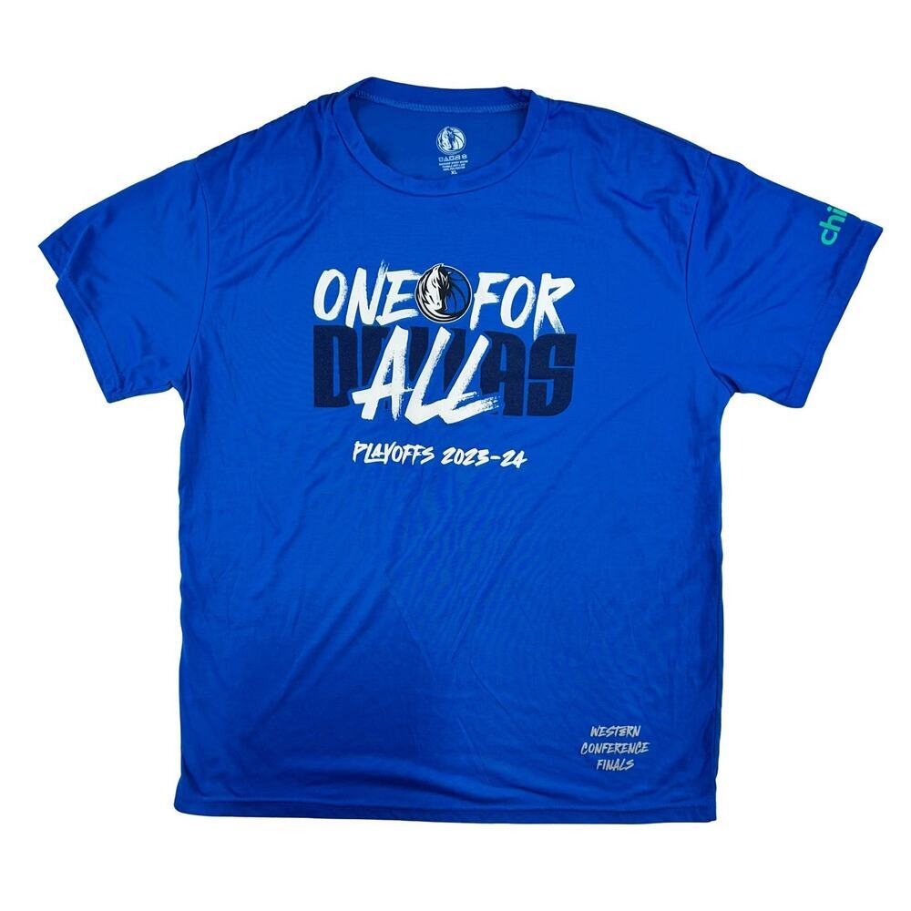 Dallas Mavericks 2024 Blue Special Edition Playoffs Shirt Adult XL One For All